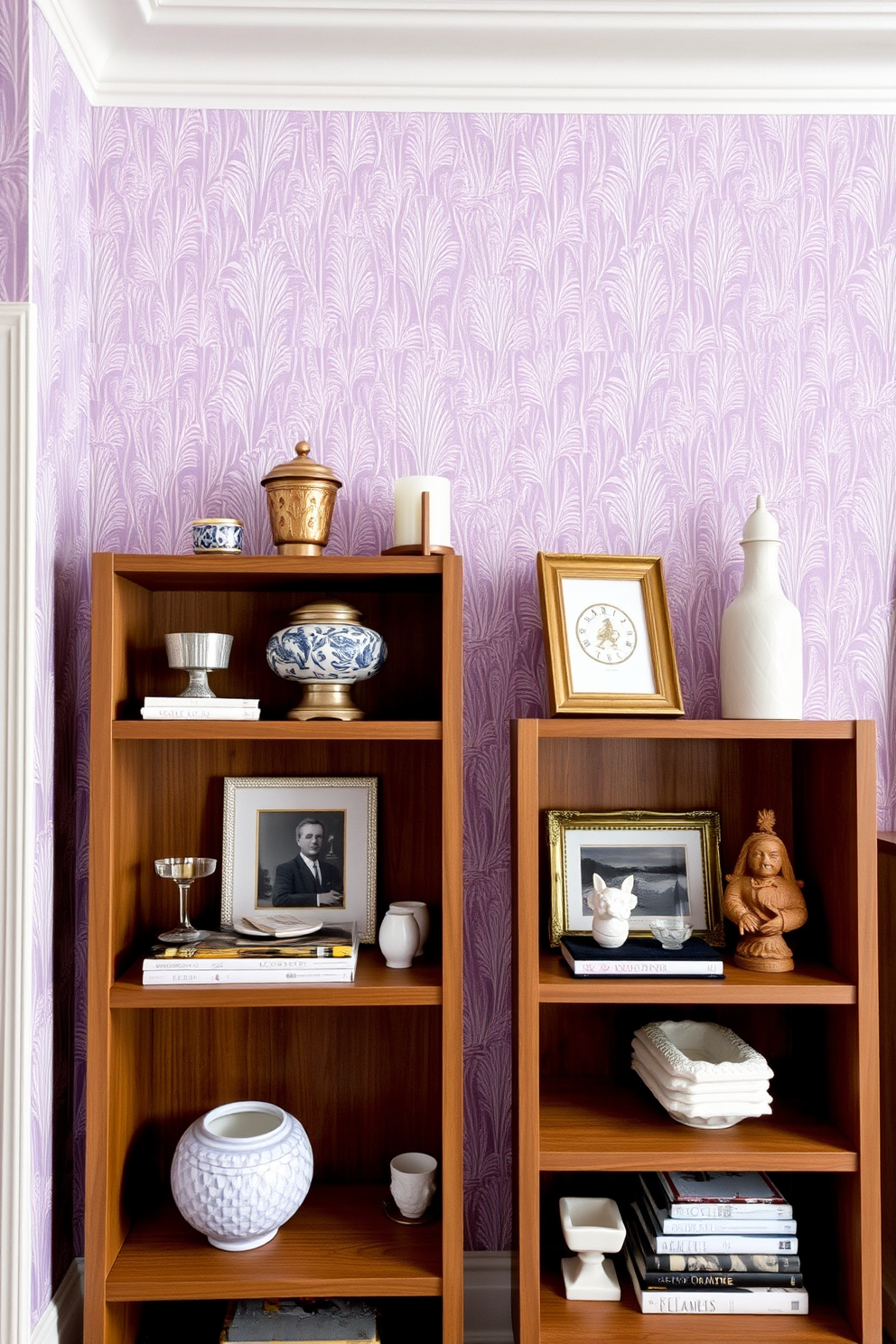 Lilac Wallpaper Decorating Ideas 11