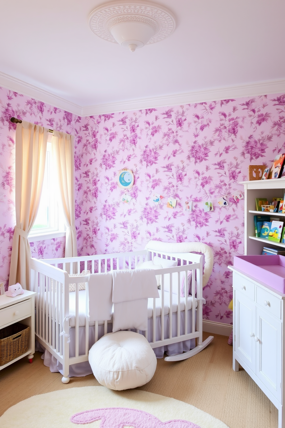 Lilac Wallpaper Decorating Ideas 2