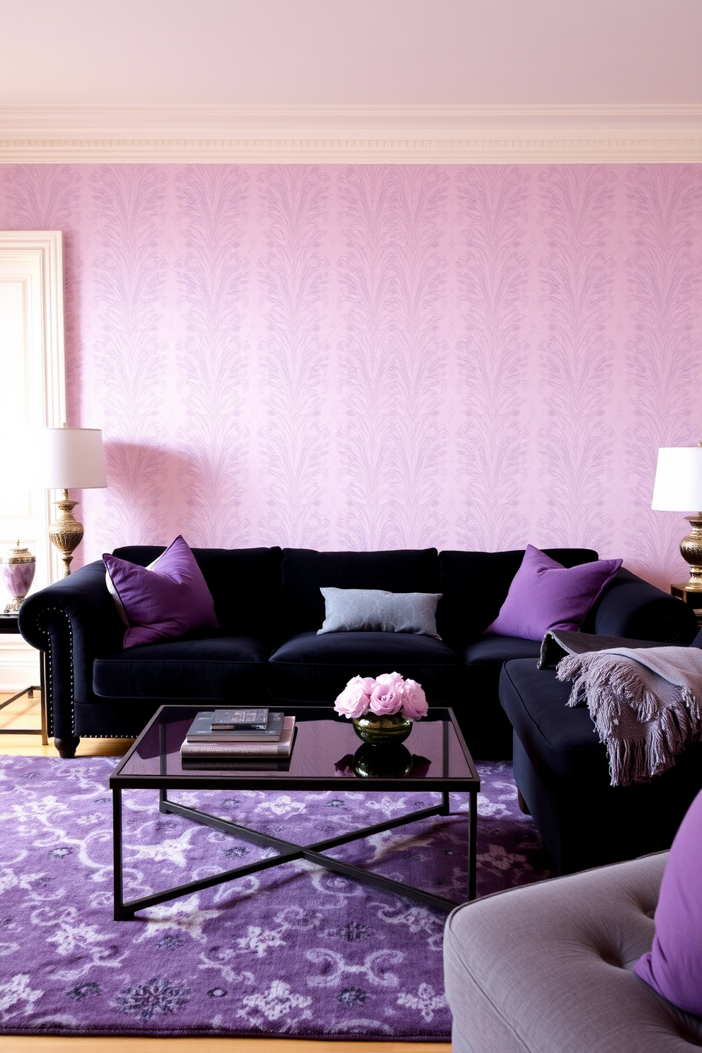 Lilac Wallpaper Decorating Ideas 28