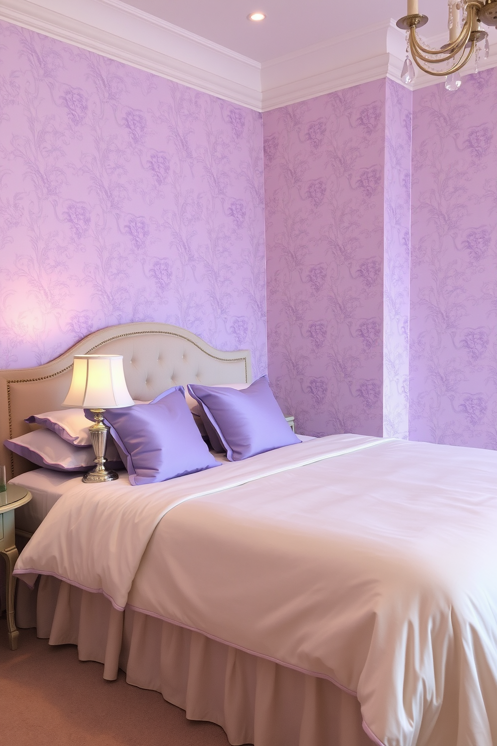 Lilac Wallpaper Decorating Ideas 30