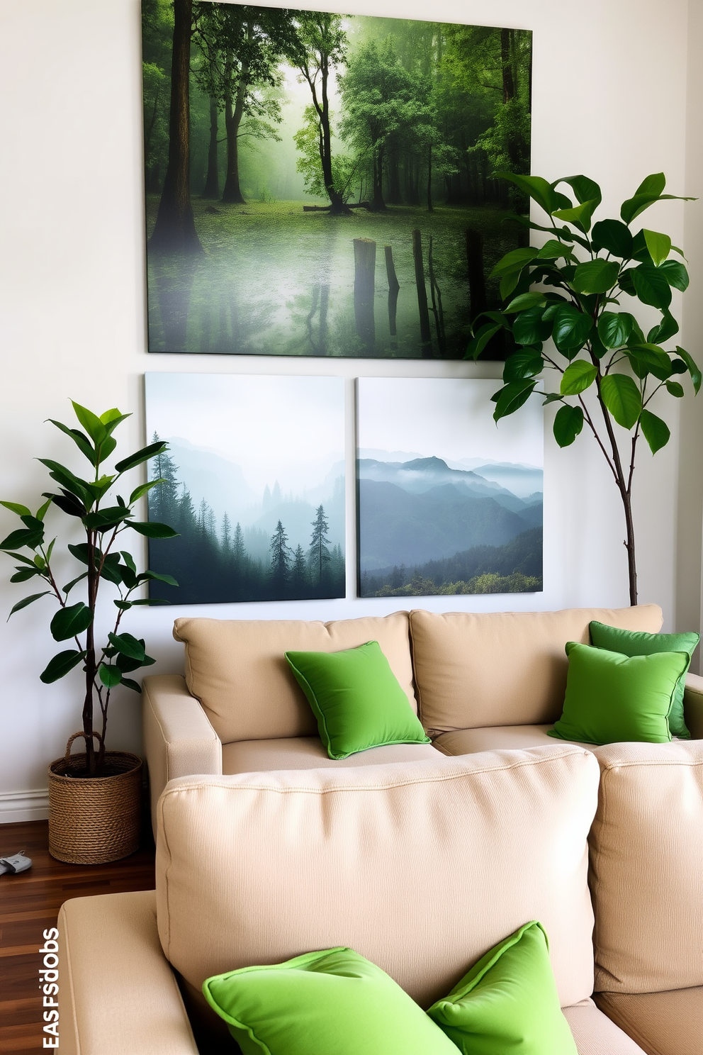 Living Room Wall Painting Ideas 9