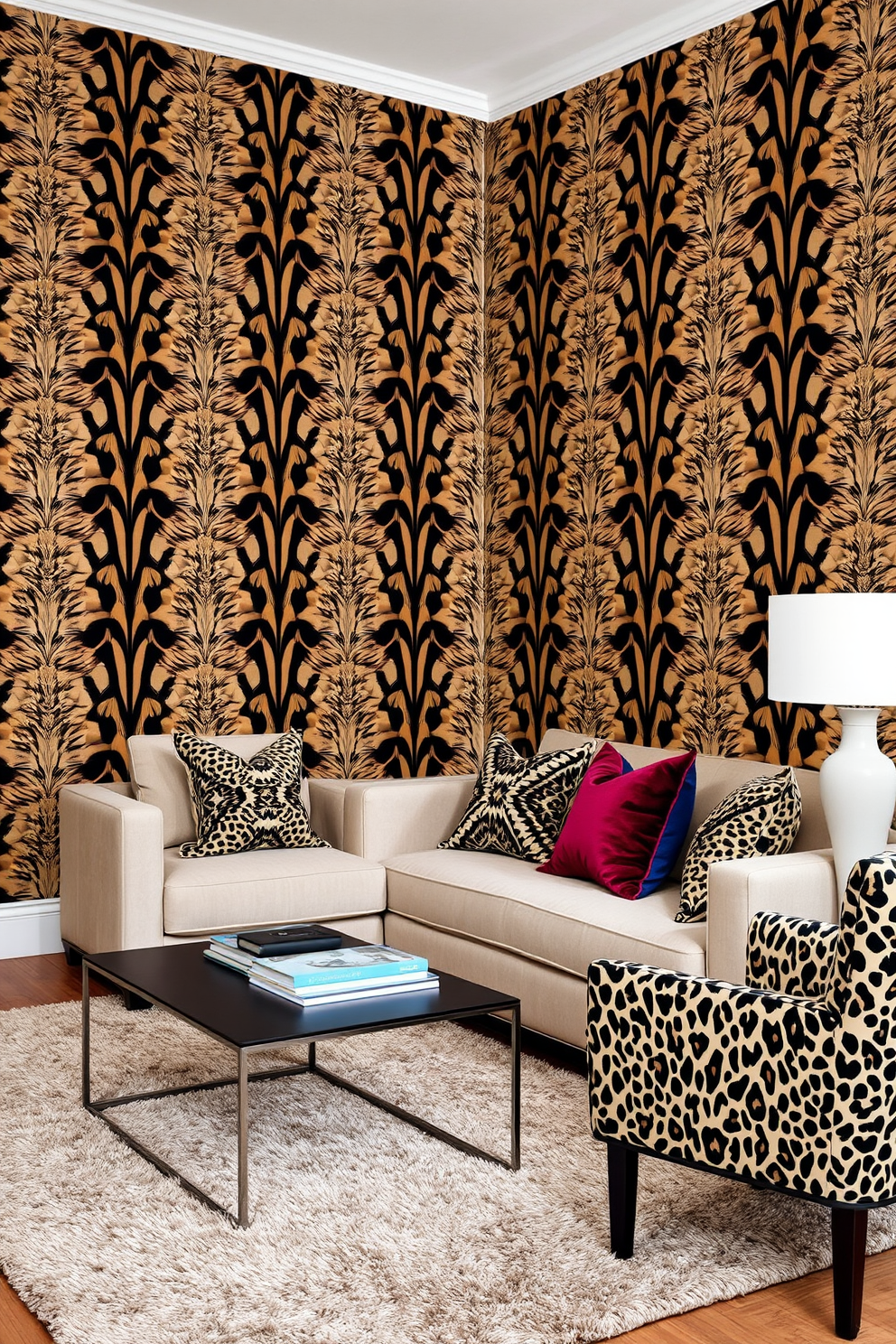 Living Room Wallpaper Decorating Ideas 21