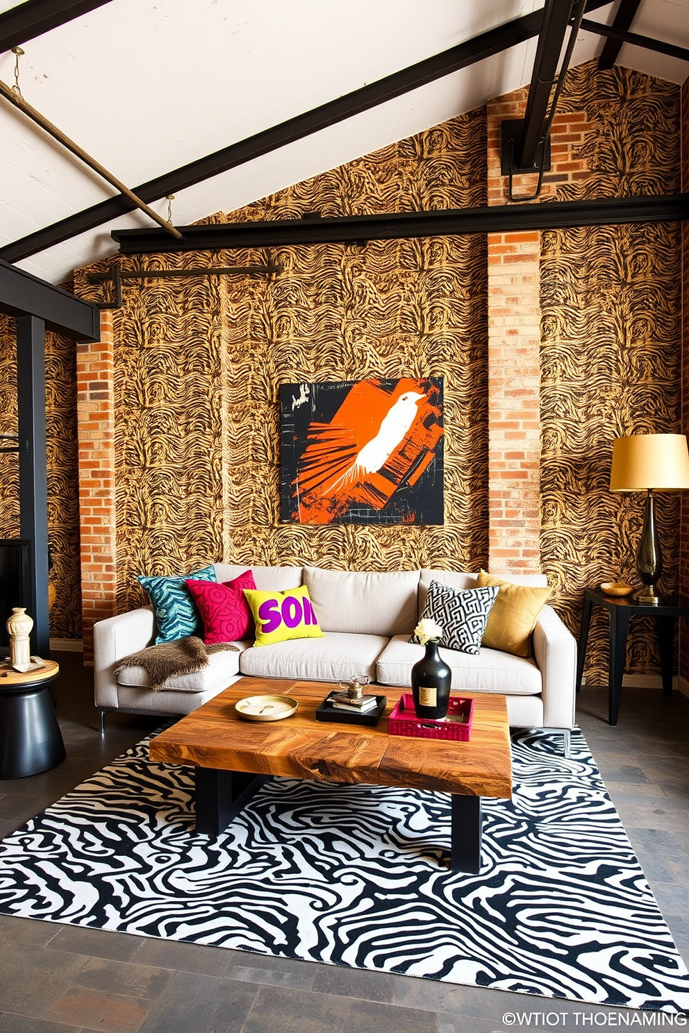 Loft Wallpaper Decorating Ideas 20