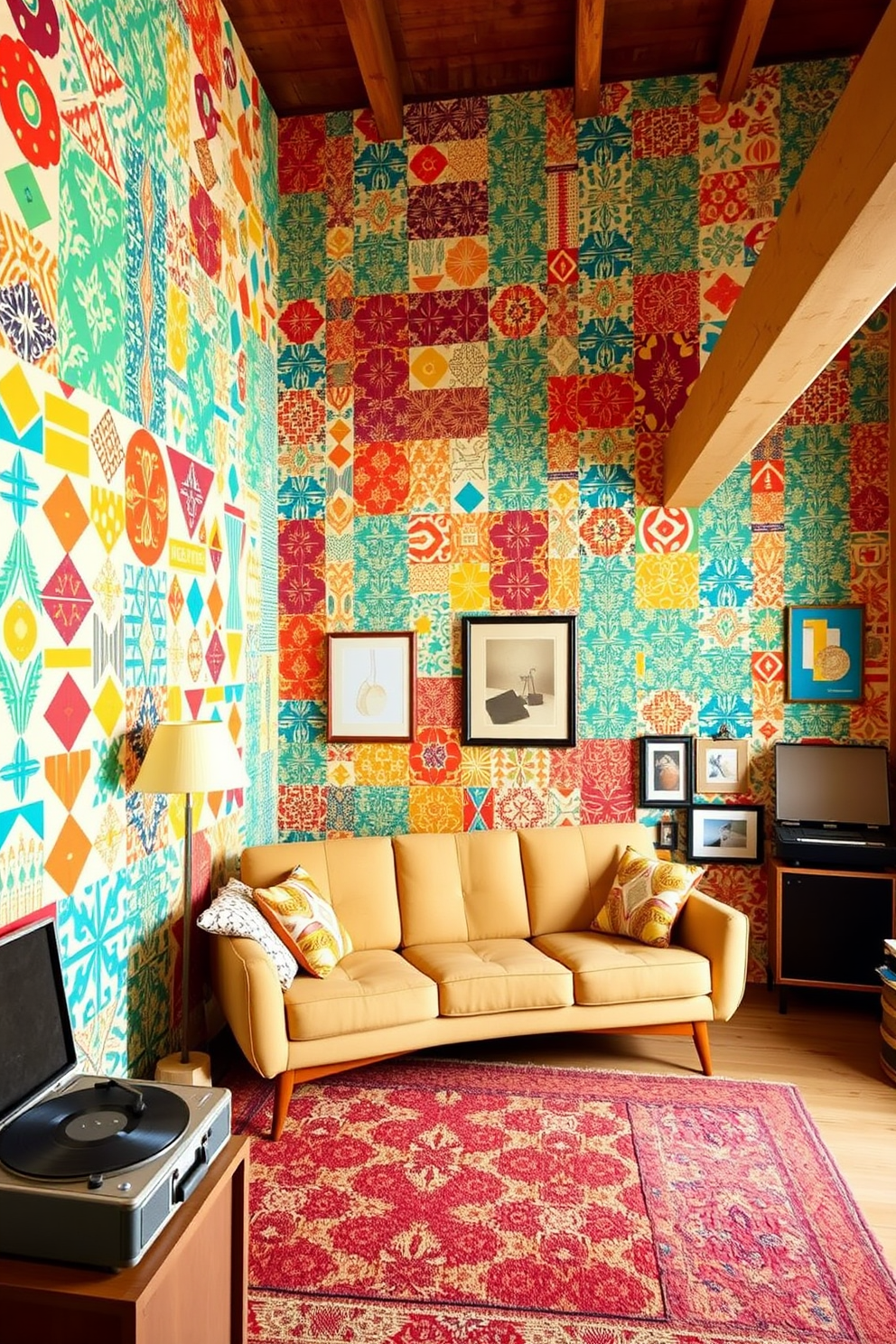 Loft Wallpaper Decorating Ideas 22