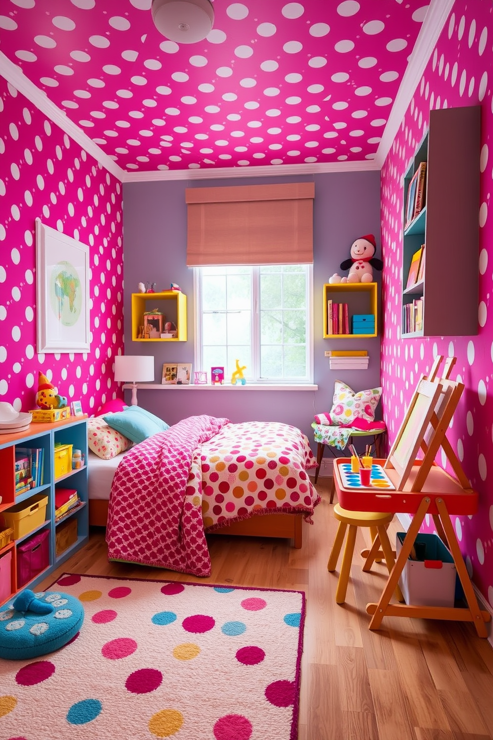 Magenta Wallpaper Decorating Ideas 11