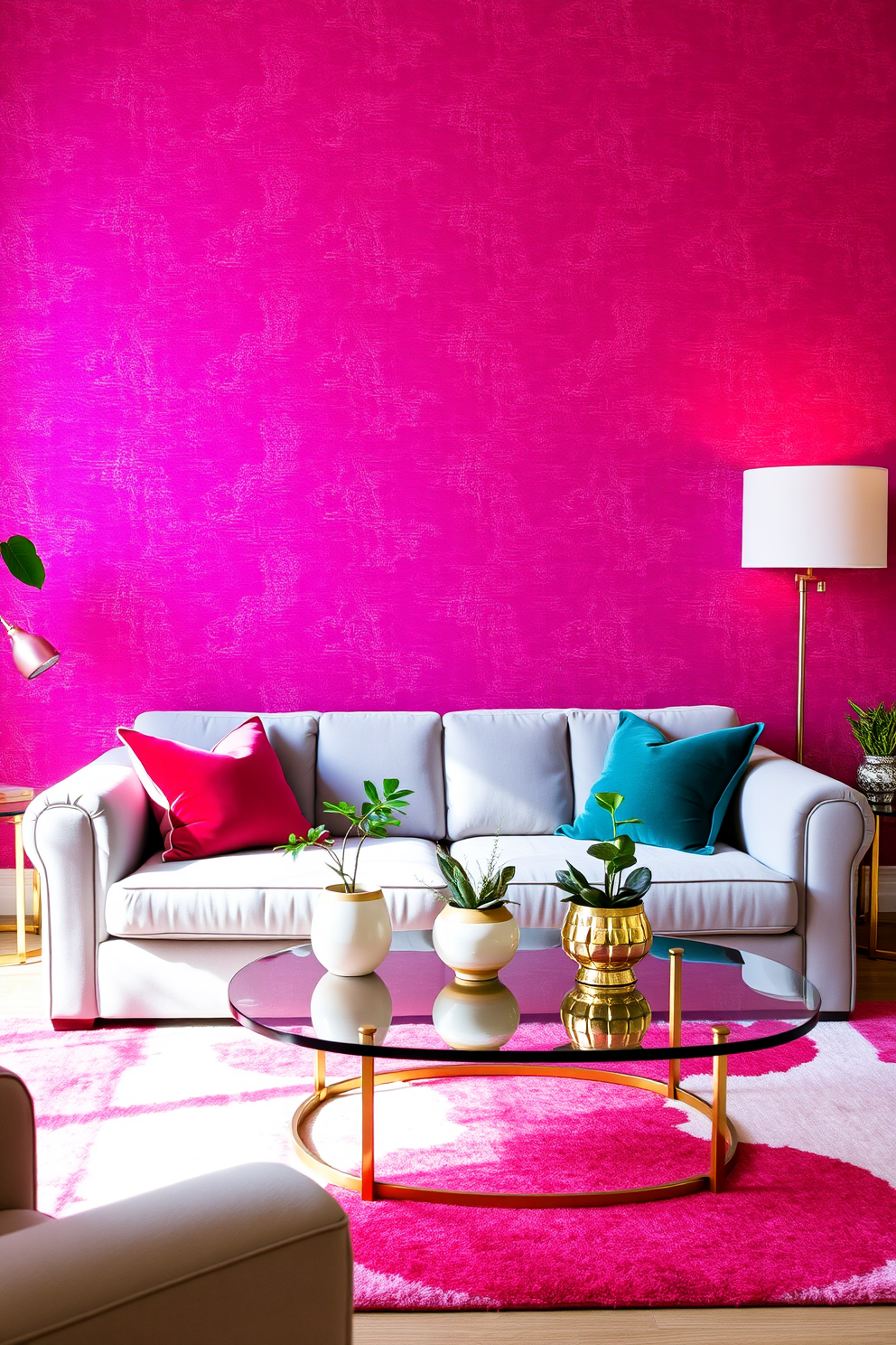 Magenta Wallpaper Decorating Ideas 22