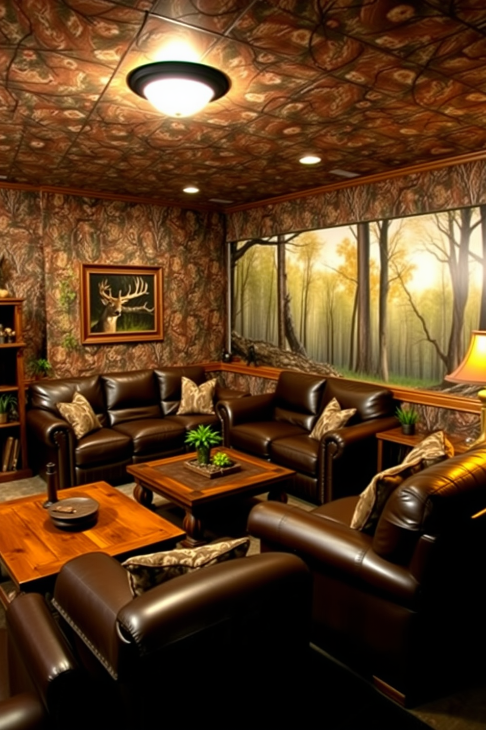 Man Cave Wall Painting Ideas 17