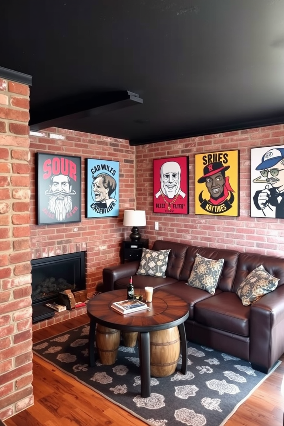 Man Cave Wall Painting Ideas 23