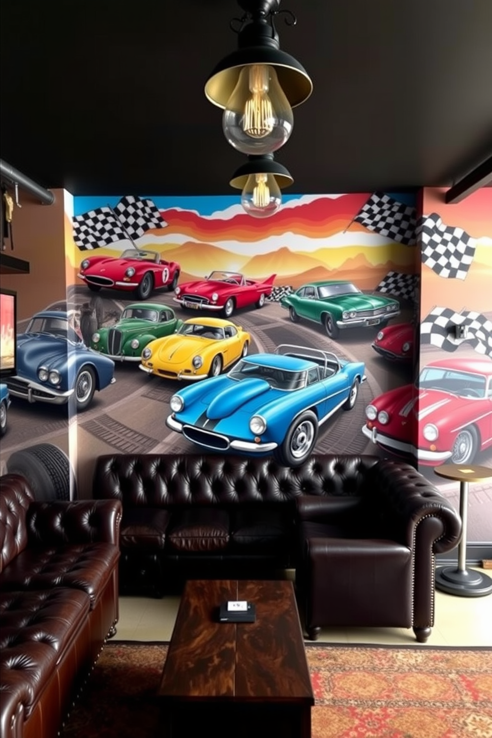 Man Cave Wallpaper Decorating Ideas 2