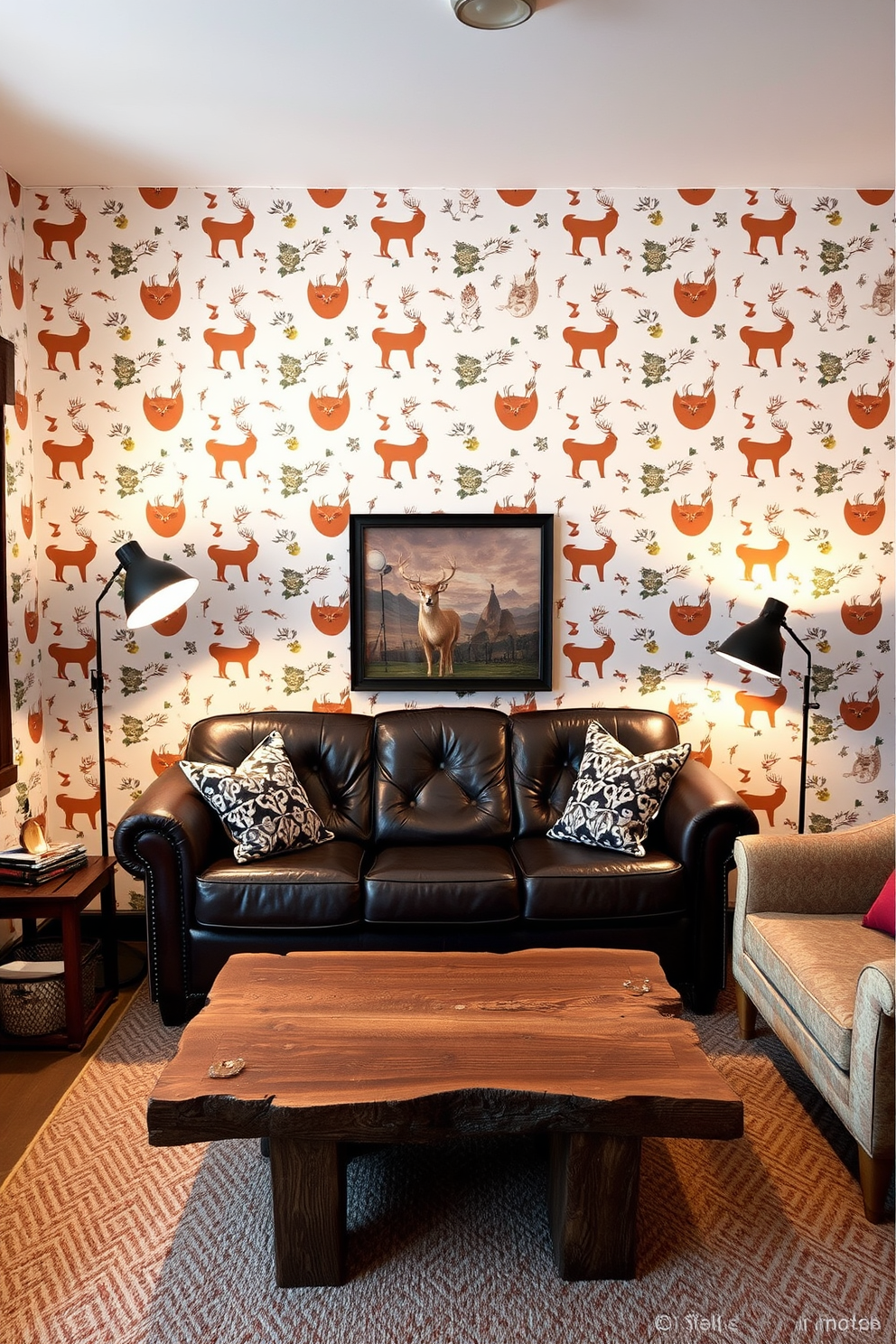 Man Cave Wallpaper Decorating Ideas 20