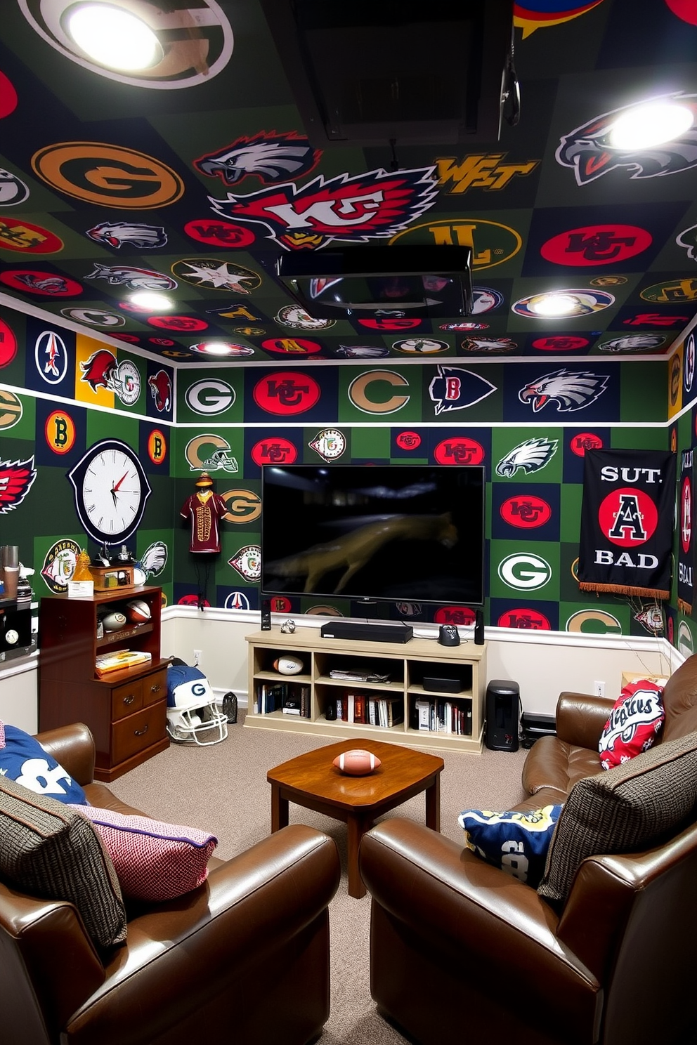 Man Cave Wallpaper Decorating Ideas 3