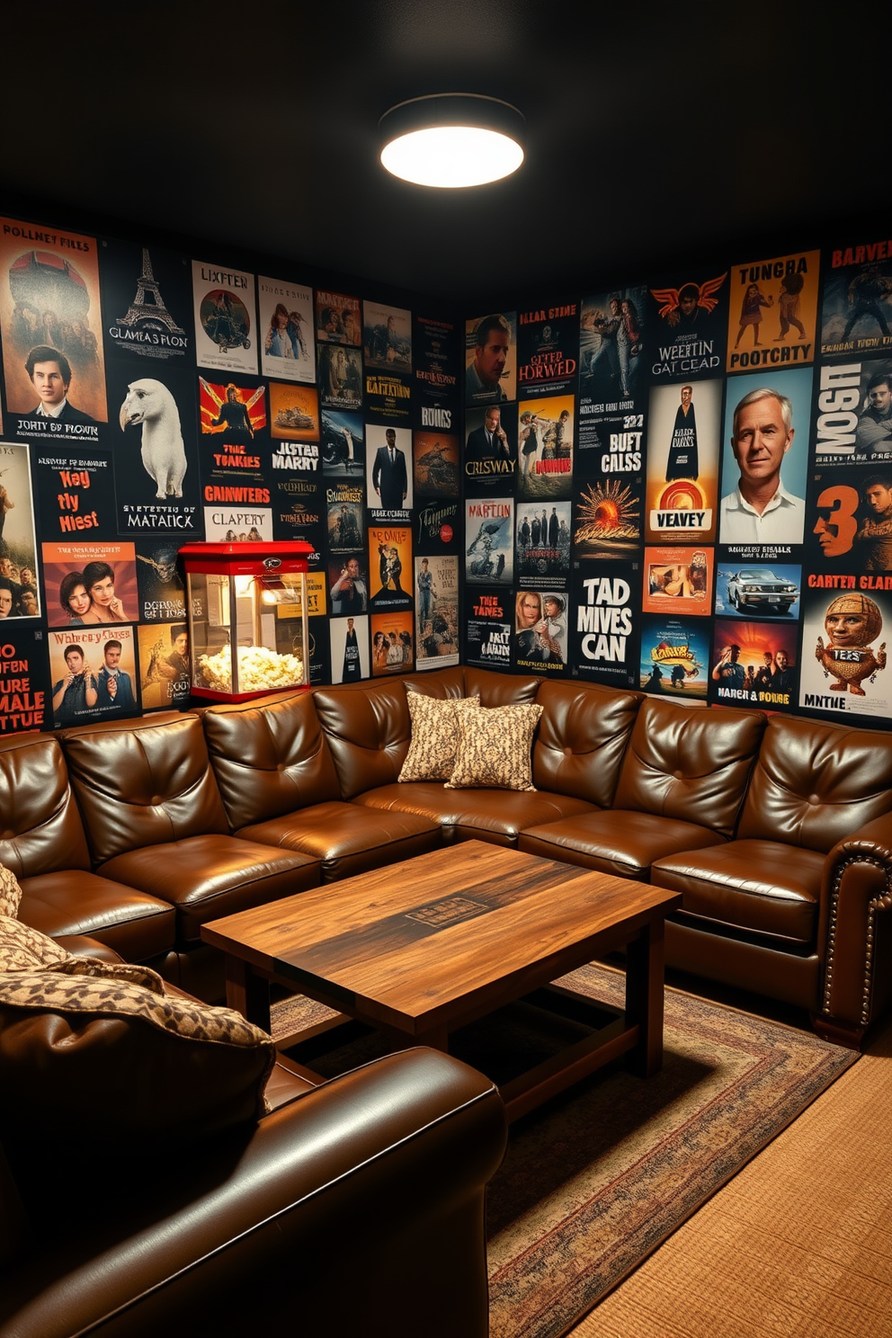 Man Cave Wallpaper Decorating Ideas 6