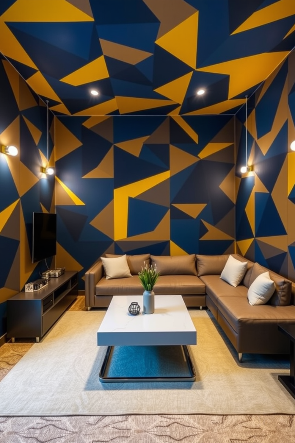 Man Cave Wallpaper Decorating Ideas 7