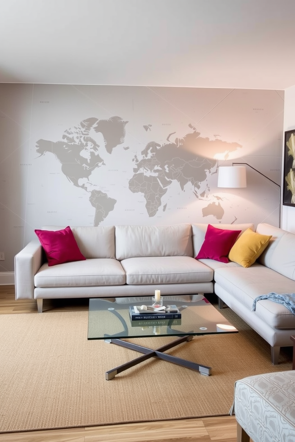 Map Wallpaper Decorating Ideas 16