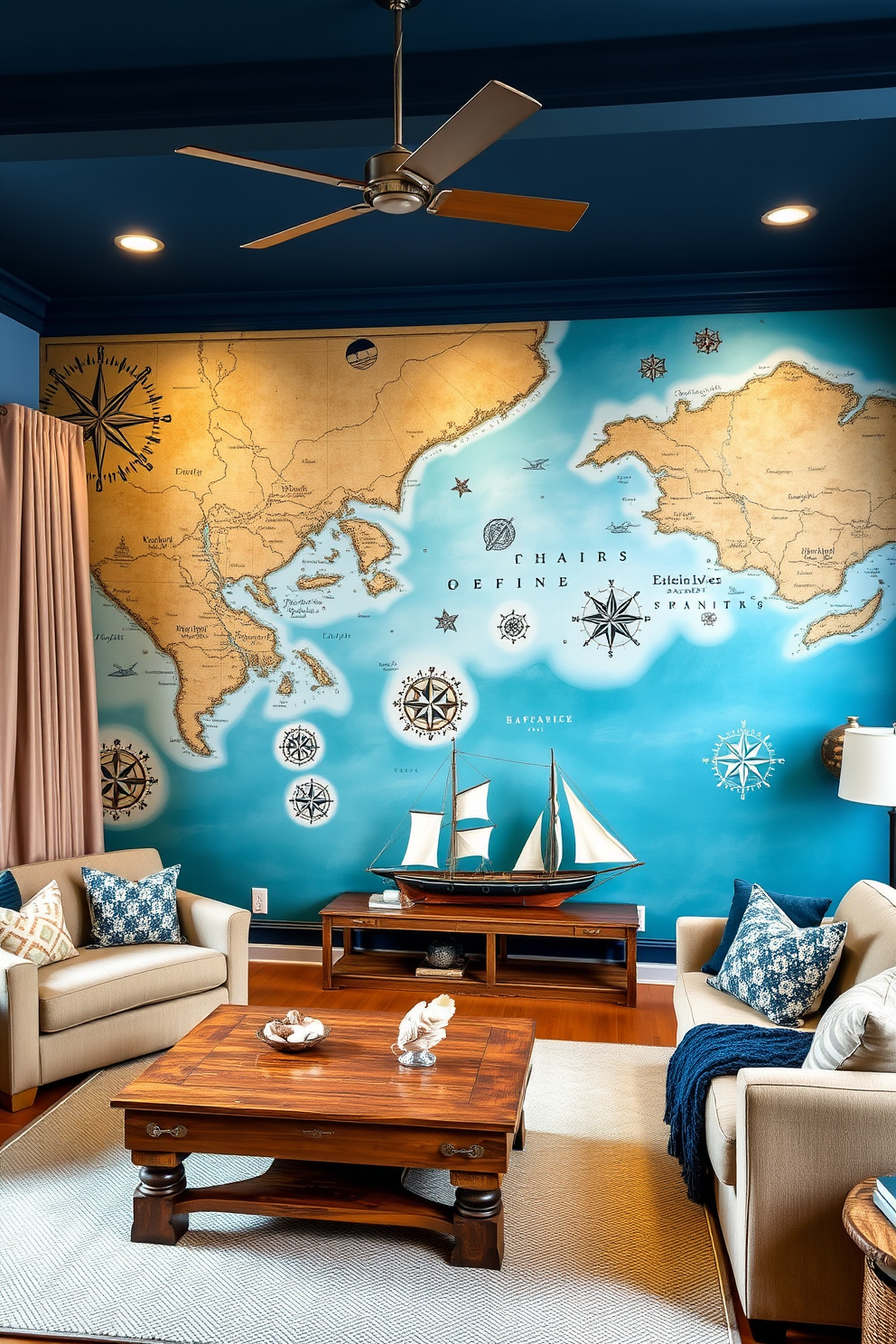 Map Wallpaper Decorating Ideas 28