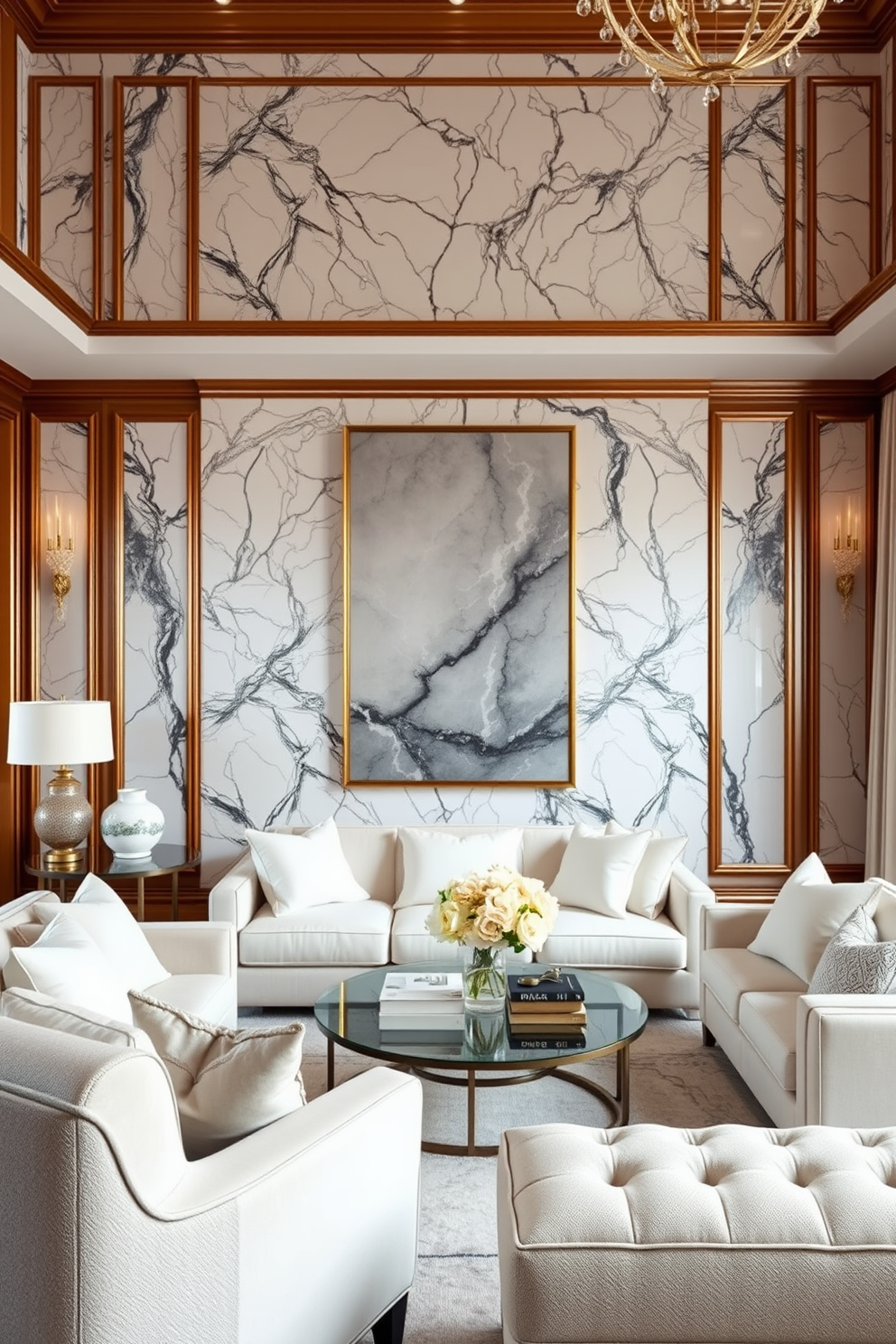 Marble Wallpaper Decorating Ideas 15