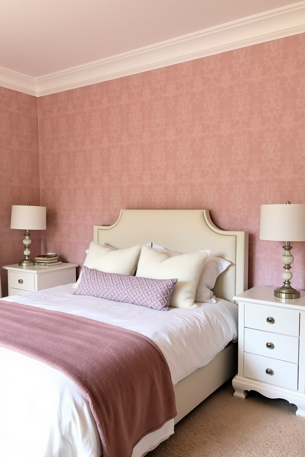 Mauve Wallpaper Decorating Ideas 1