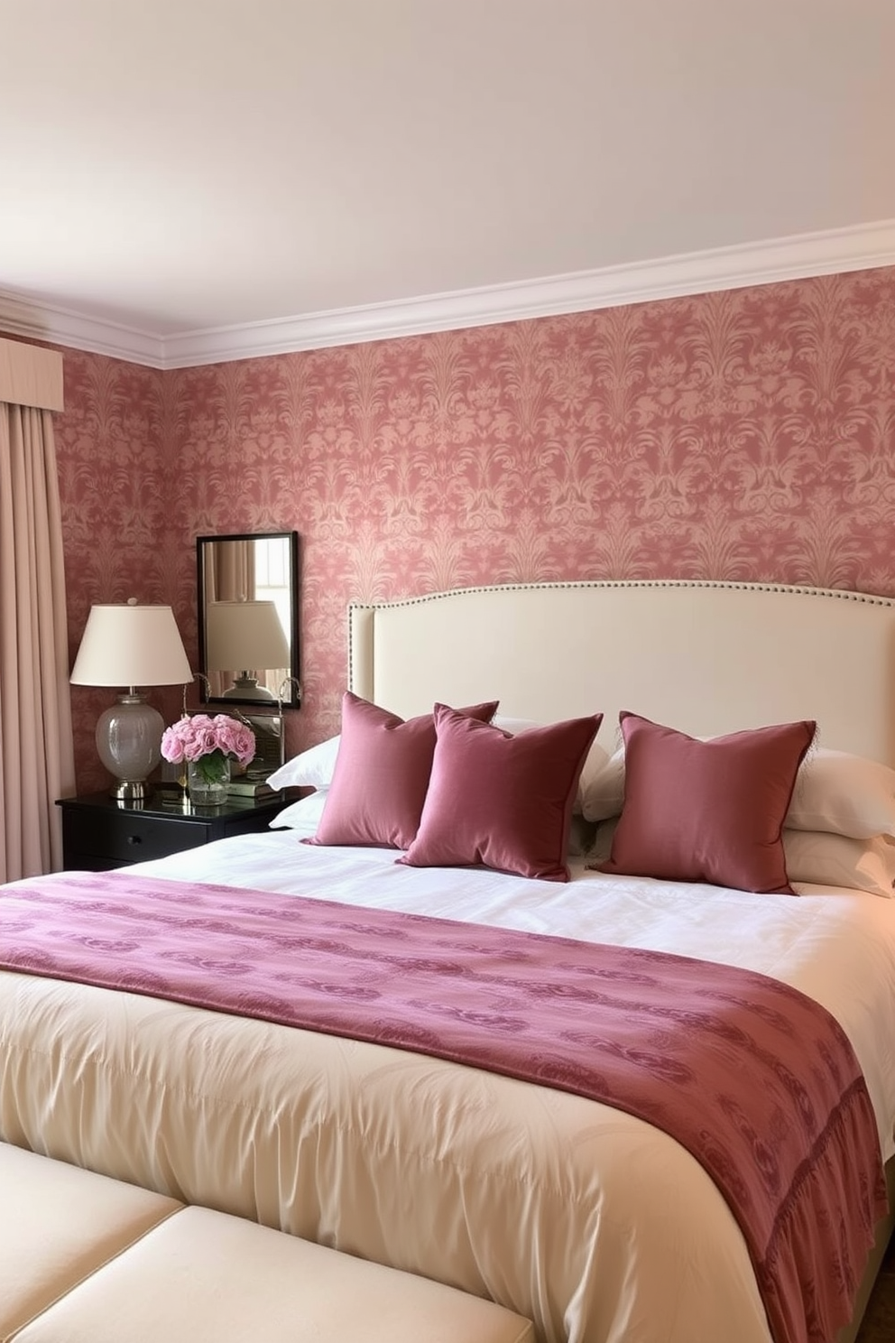 Mauve Wallpaper Decorating Ideas 13