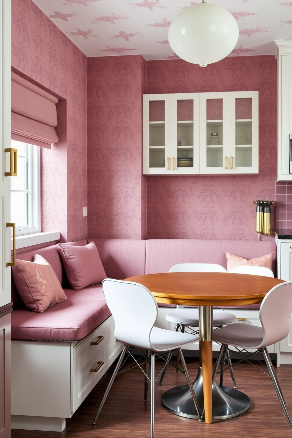 Mauve Wallpaper Decorating Ideas 16