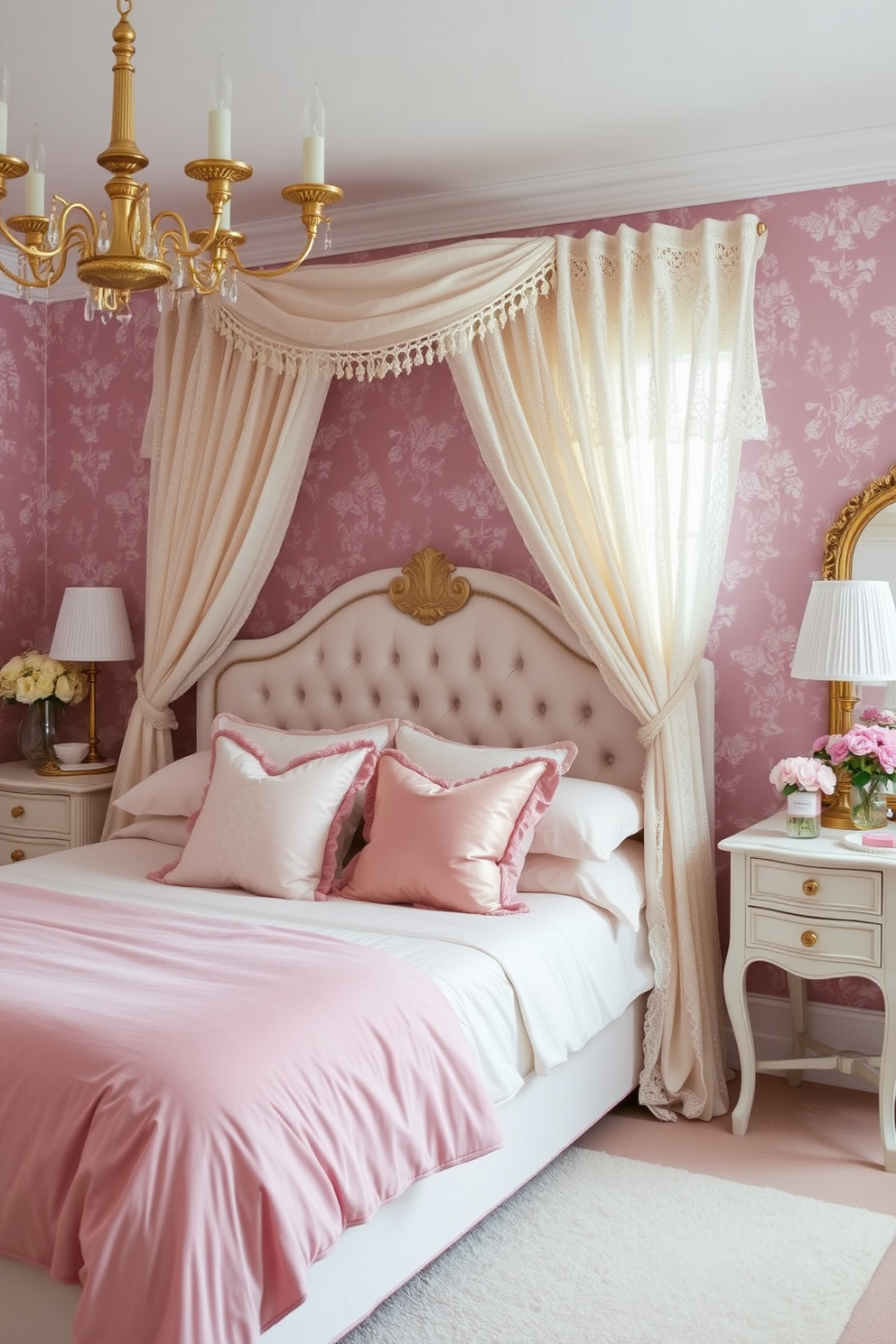 Mauve Wallpaper Decorating Ideas 19