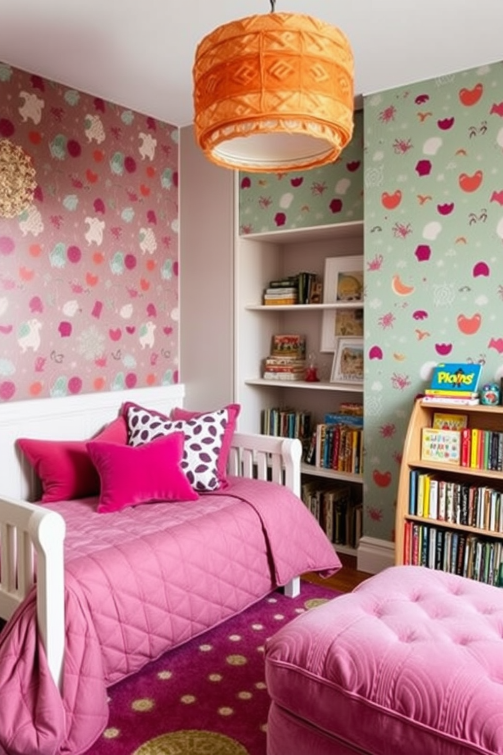 Mauve Wallpaper Decorating Ideas 20