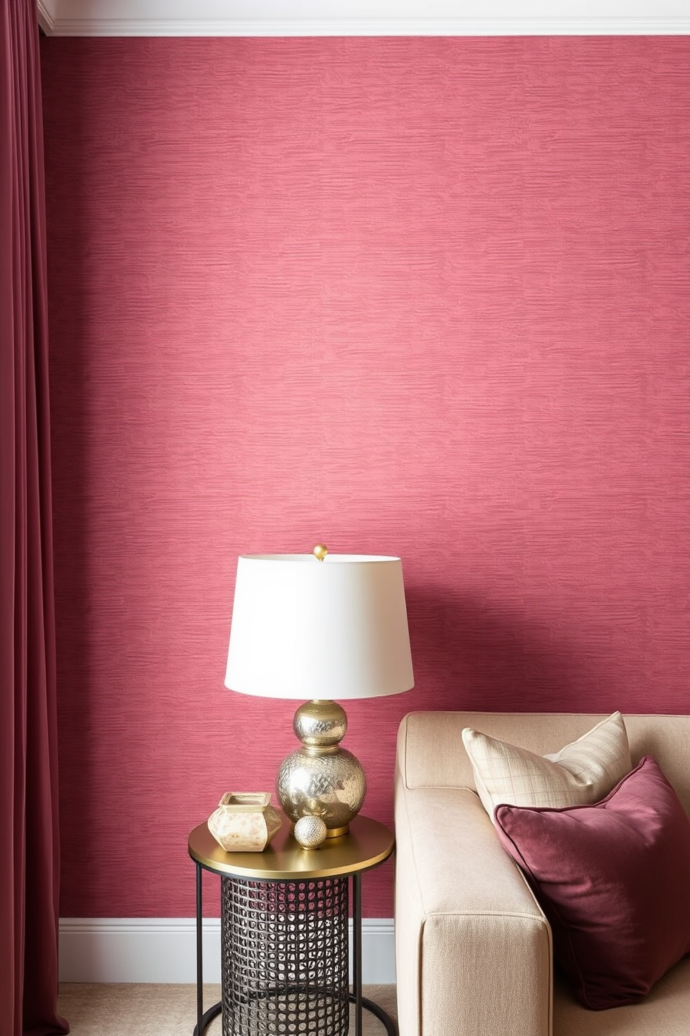 Mauve Wallpaper Decorating Ideas 22