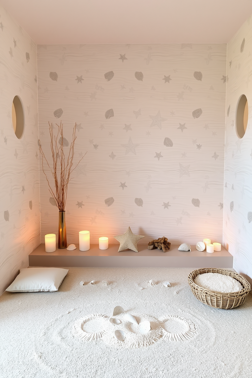 Meditation Room Wallpaper Decorating Ideas 21