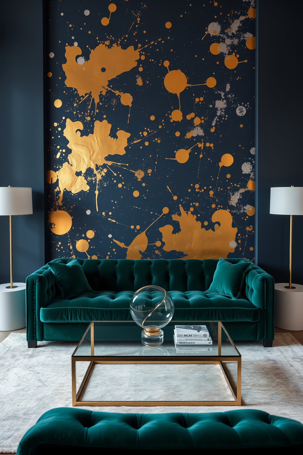 Metallic Wall Painting Ideas 14