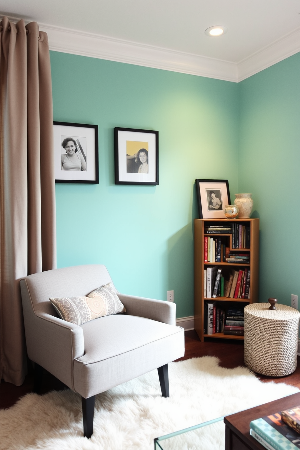 Mint Wall Painting Ideas 26