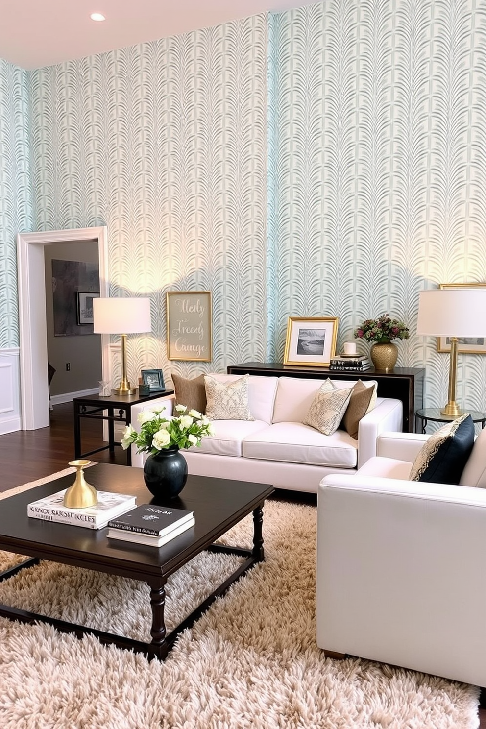 Mint Wallpaper Decorating Ideas 18