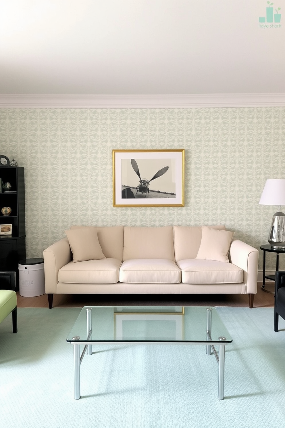 Mint Wallpaper Decorating Ideas 21