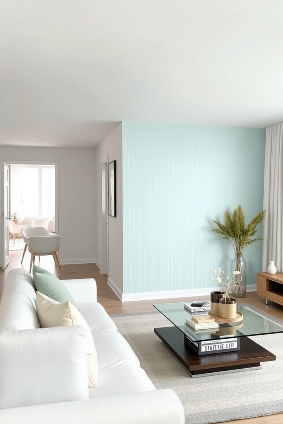 Mint Wallpaper Decorating Ideas 22