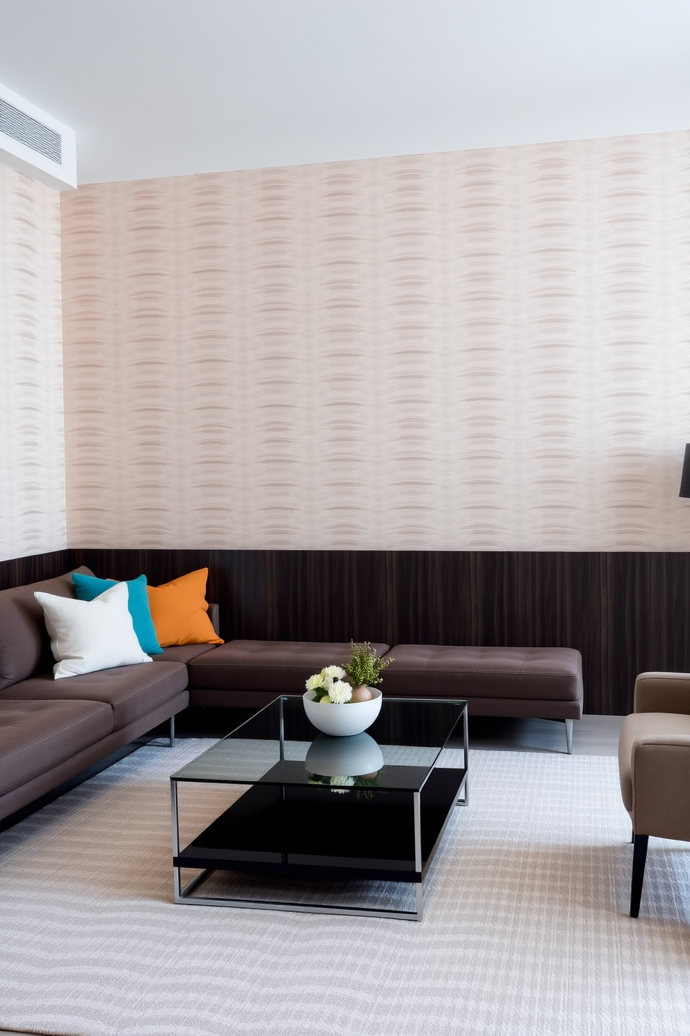 Moire Wallpaper Decorating Ideas 6