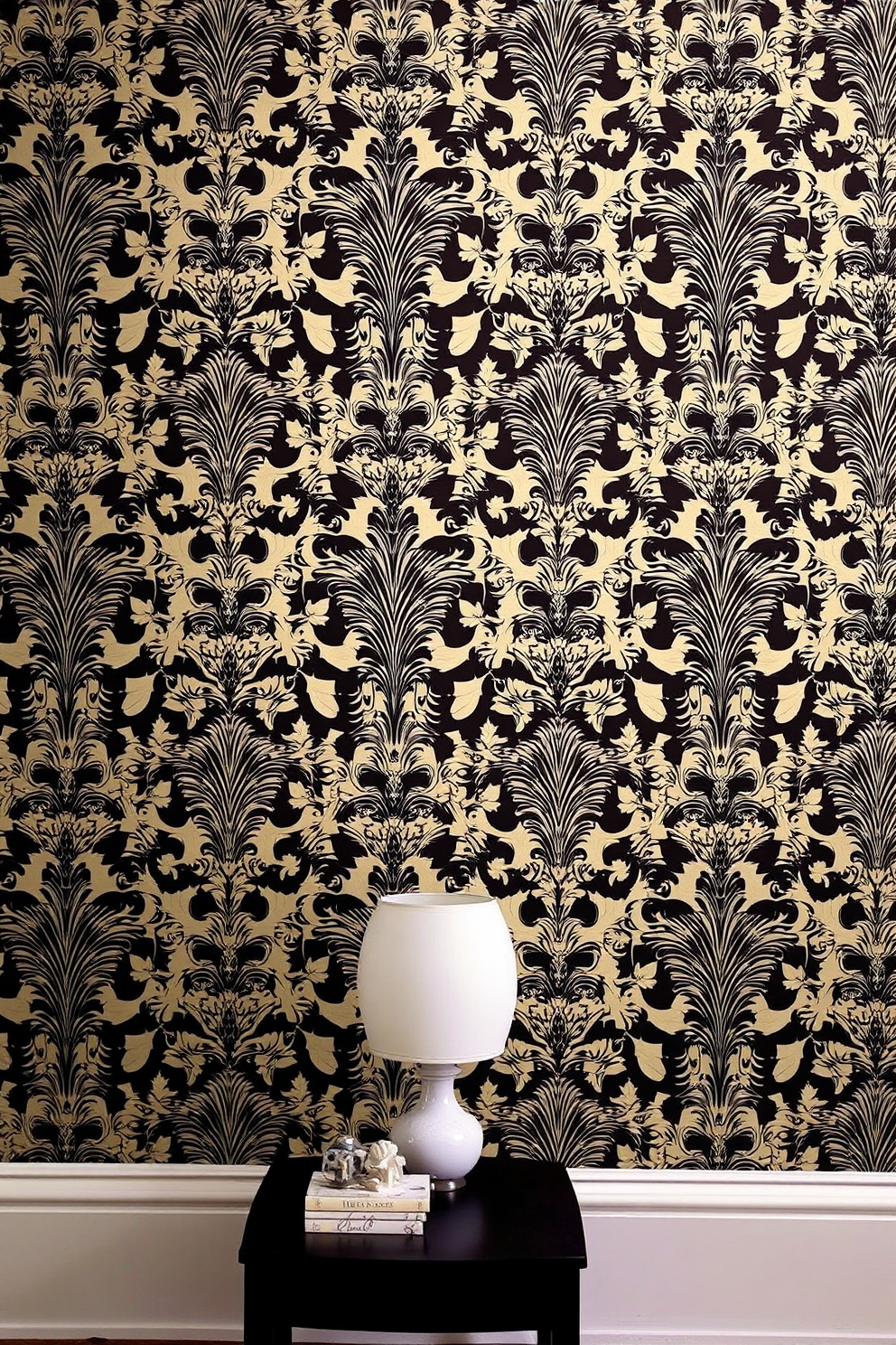 Monochrome Wallpaper Decorating Ideas 4