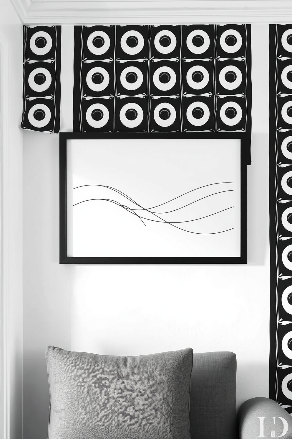 Monochrome Wallpaper Decorating Ideas 6