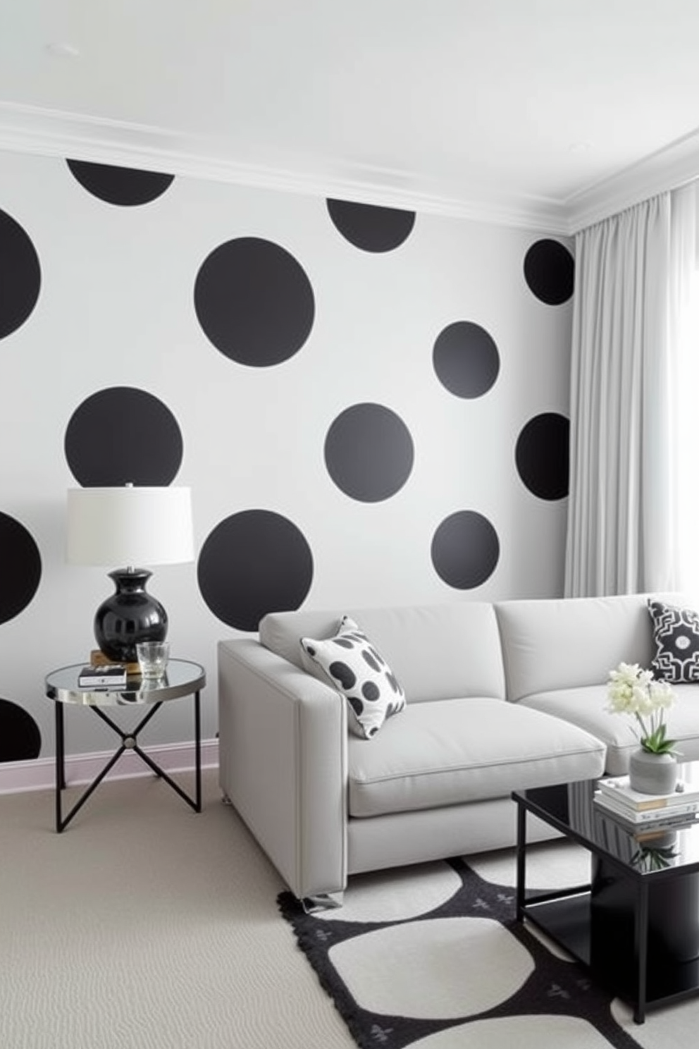 Monochrome Wallpaper Decorating Ideas 8