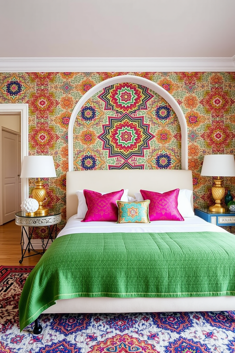 Moroccan Wallpaper Decorating Ideas 10