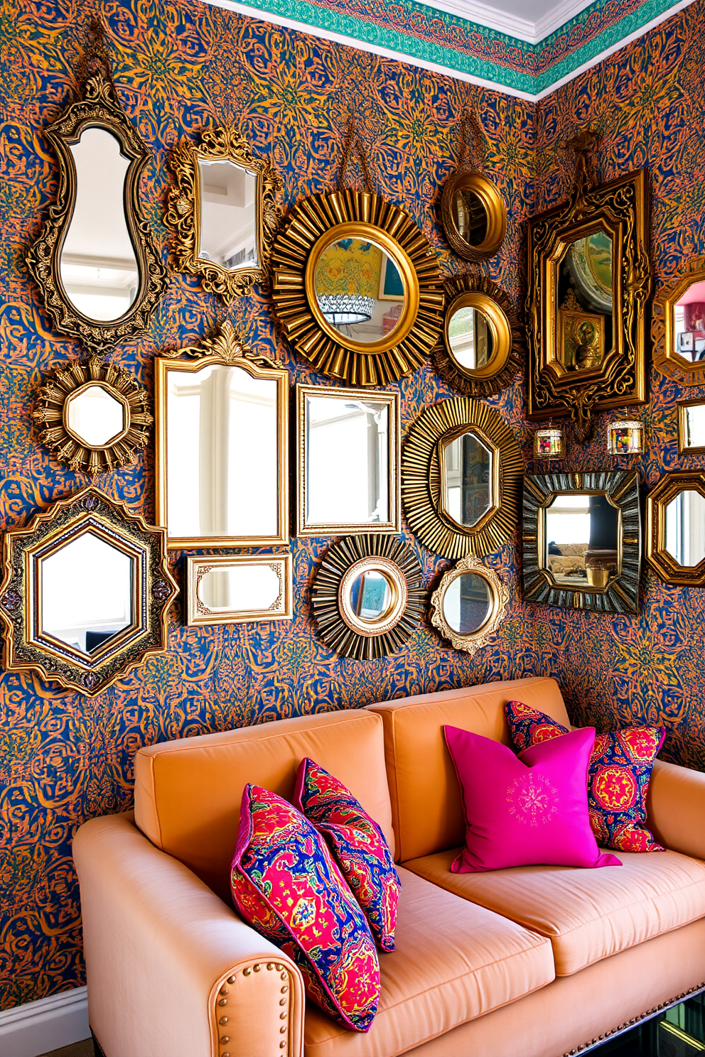 Moroccan Wallpaper Decorating Ideas 15