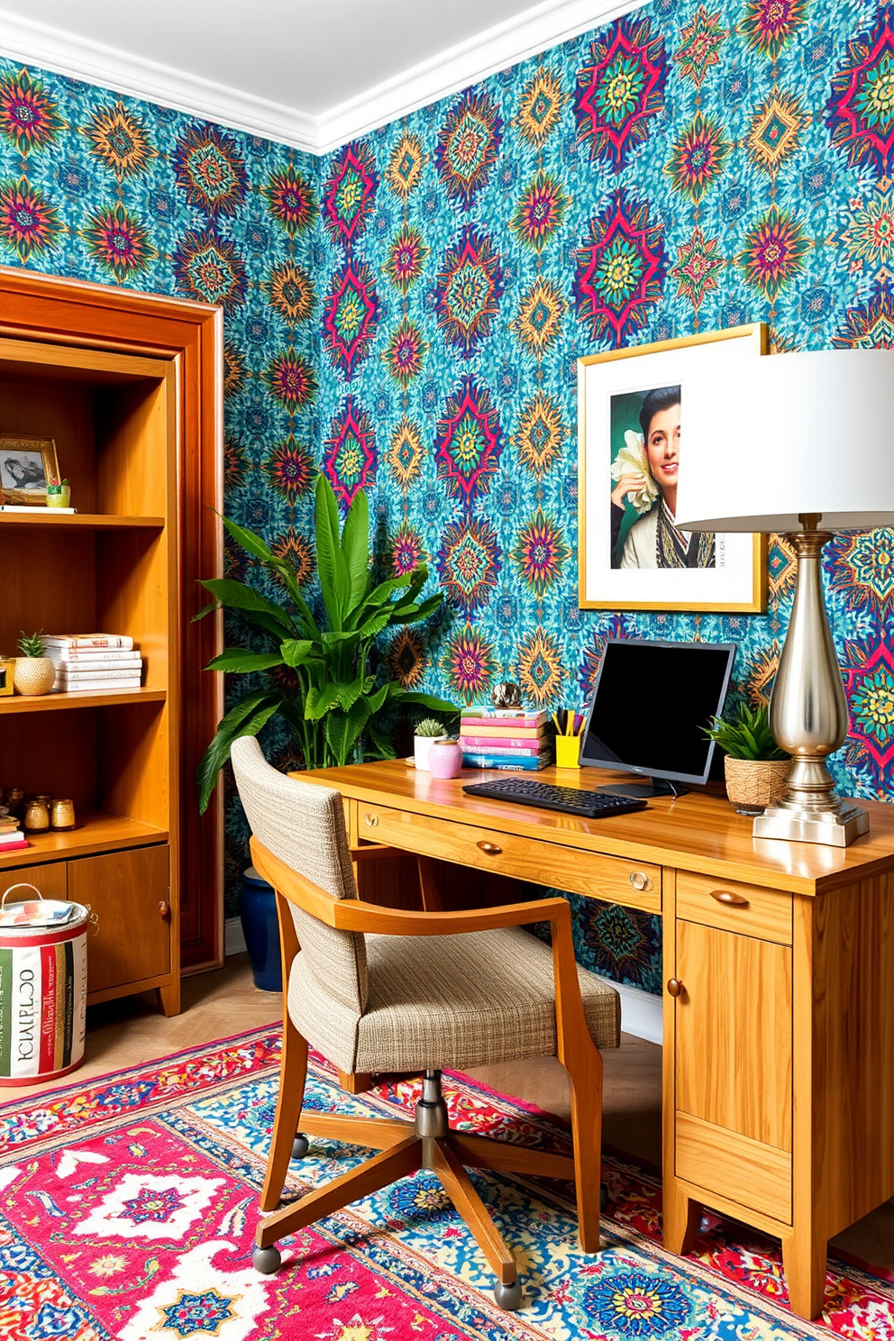 Moroccan Wallpaper Decorating Ideas 19