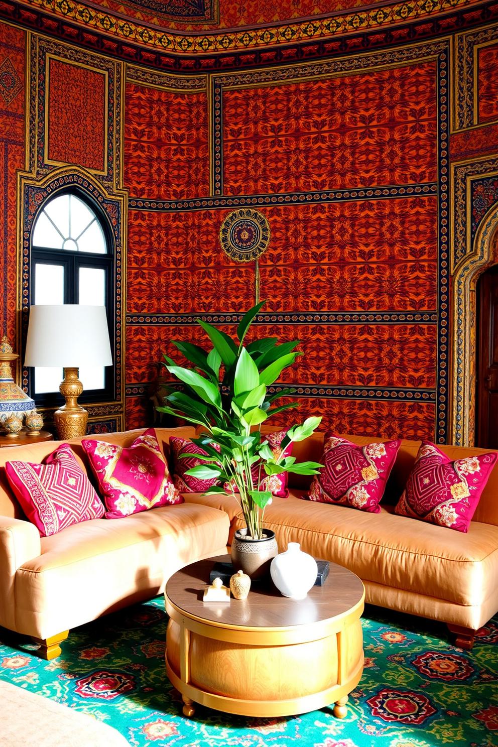 Moroccan Wallpaper Decorating Ideas 21