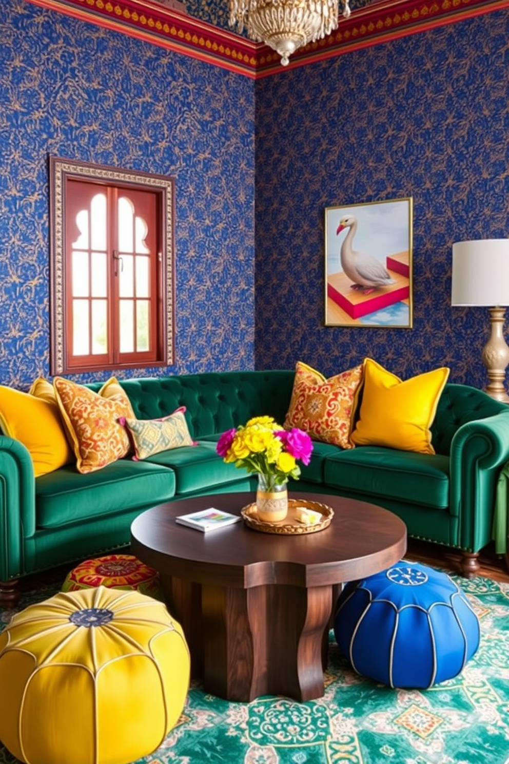 Moroccan Wallpaper Decorating Ideas 22