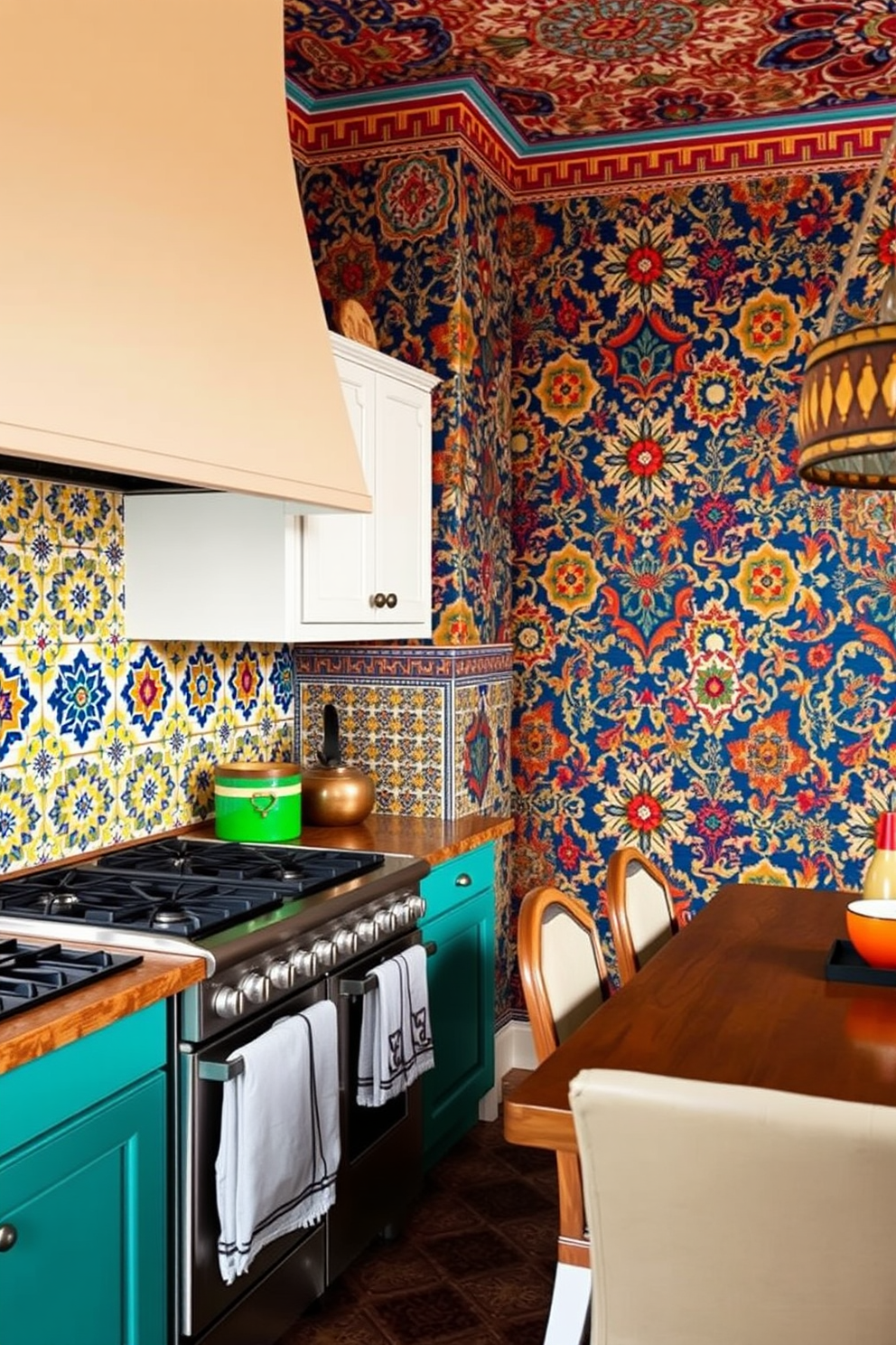 Moroccan Wallpaper Decorating Ideas 3