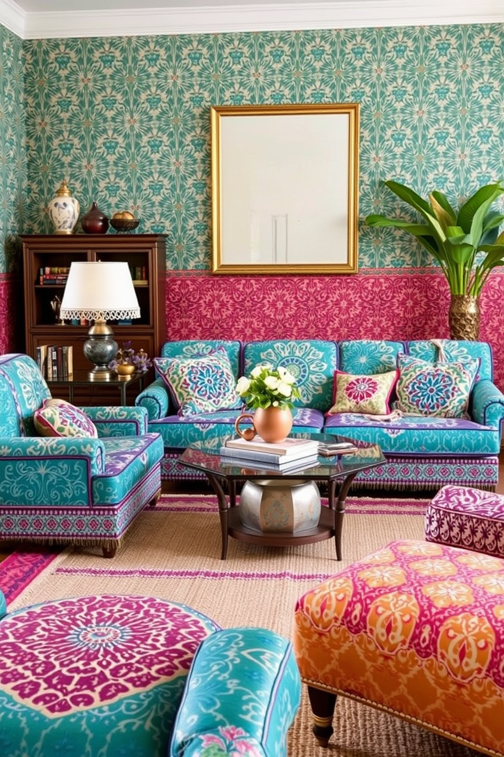 Moroccan Wallpaper Decorating Ideas 6