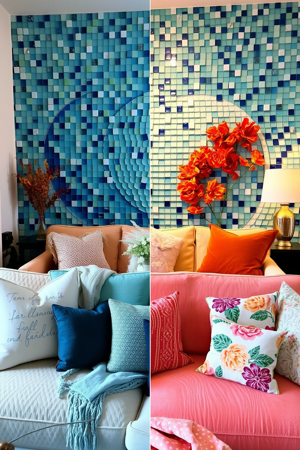 Mosaic Wall Painting Ideas 18