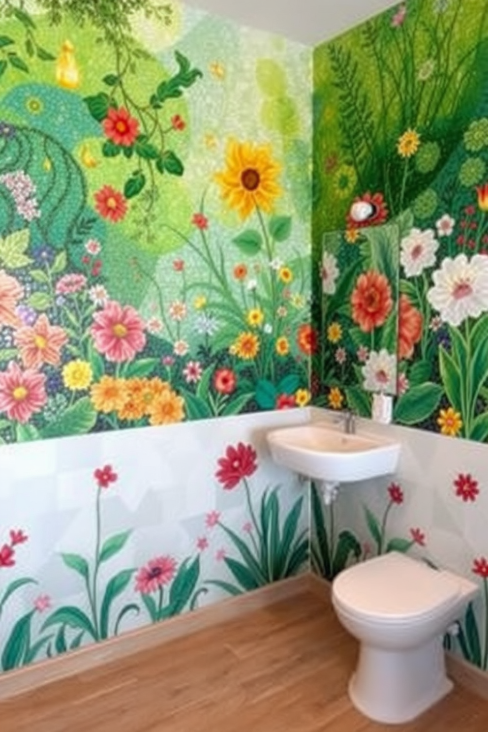 Mosaic Wall Painting Ideas 2