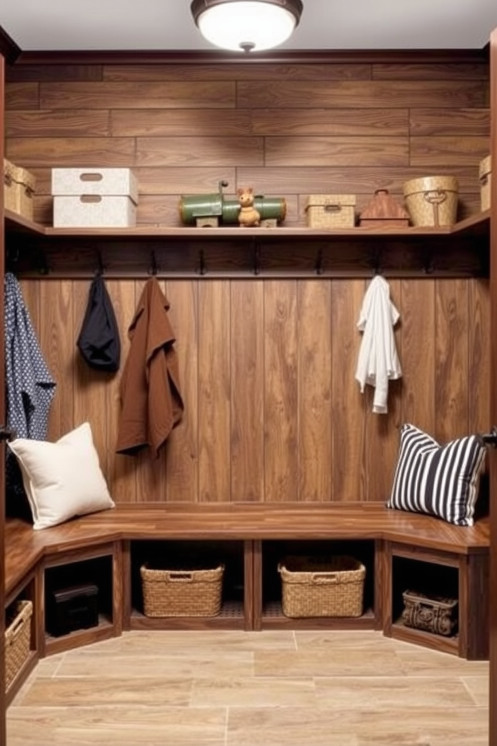 Mudroom Wallpaper Decorating Ideas 10