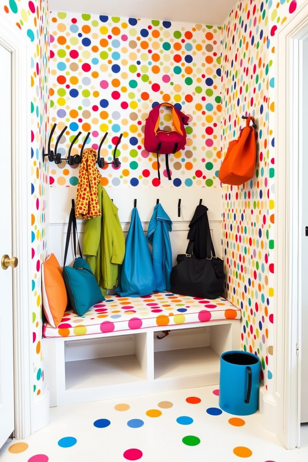 Mudroom Wallpaper Decorating Ideas 11