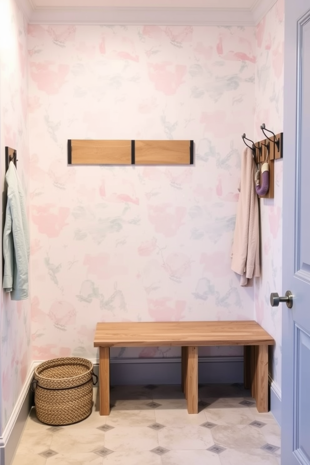 Mudroom Wallpaper Decorating Ideas 23