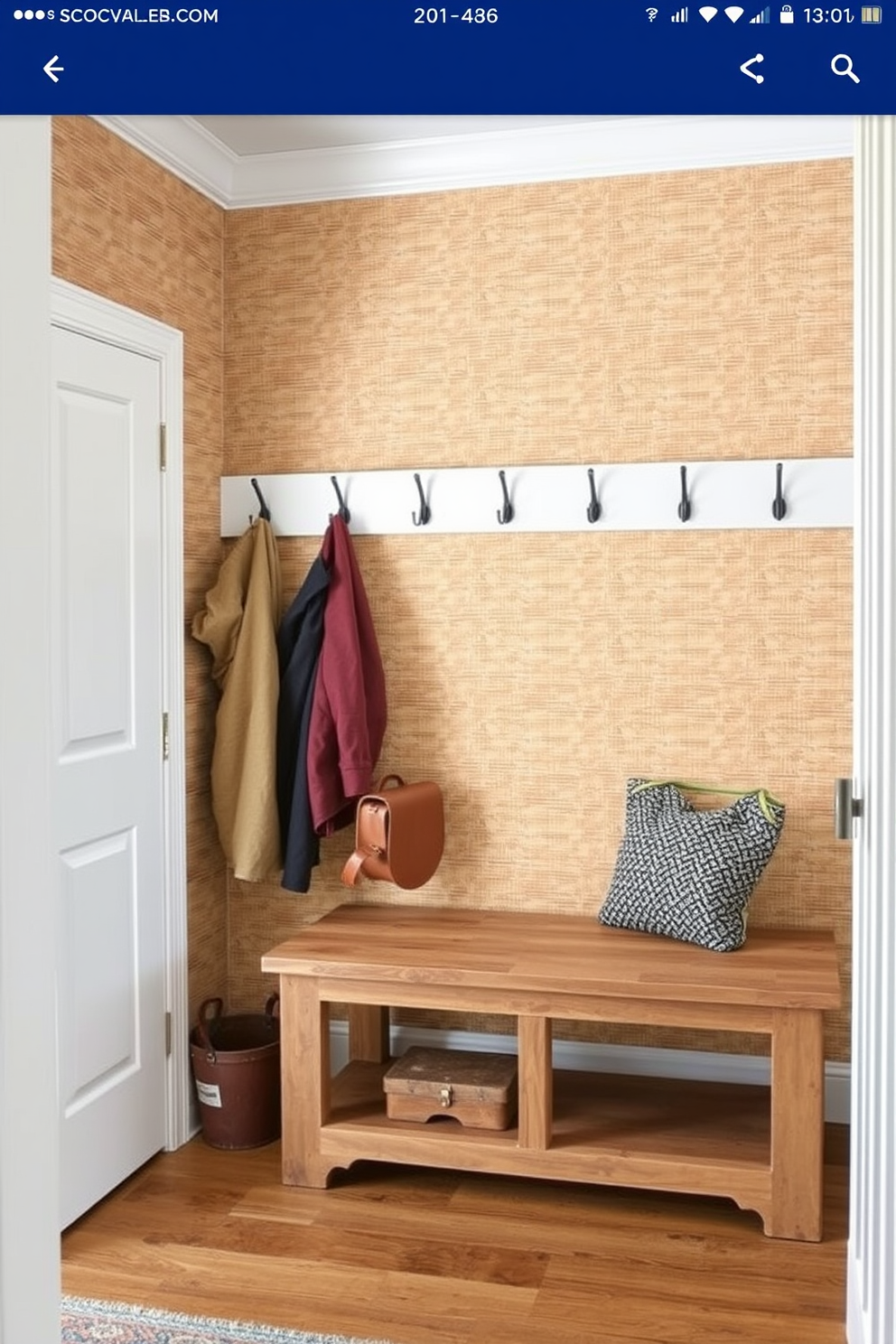 Mudroom Wallpaper Decorating Ideas 5