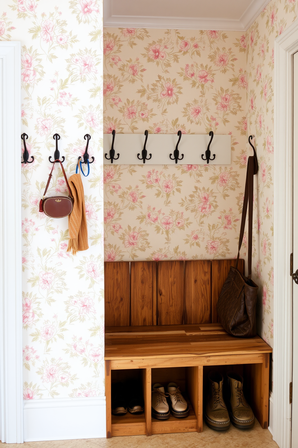 Mudroom Wallpaper Decorating Ideas 6